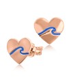 Kid Stud Earring Heart Wave STS-4048